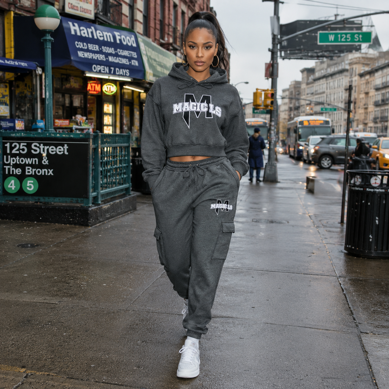 Midnight Cargo Sweatsuit